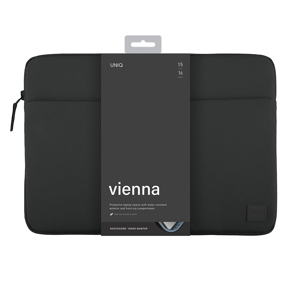 Husa UNIQ Vienna pentru Laptop max. 16inch, Neagra
