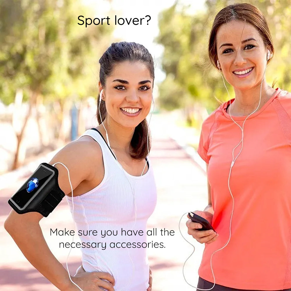 Husa Universala pentru Telefon max. 6.8inch, Techsuit, Sports TH20, Neagra