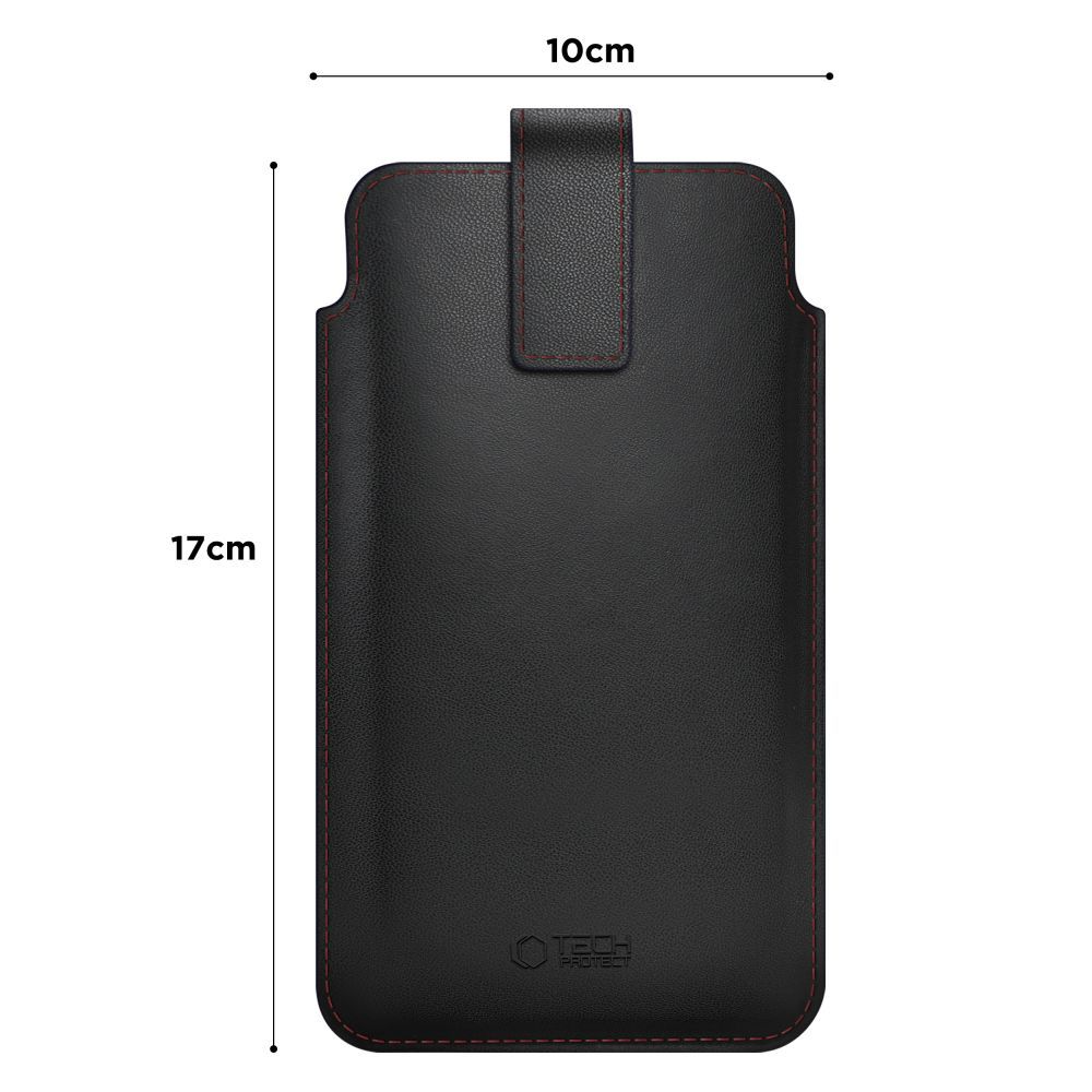 Husa Universala pentru Telefon, Tech-Protect, SM65, Neagra Rosie