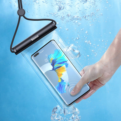 Husa Universala Waterproof, Baseus, AquaGlide Cylindrical, Neagra P60263701113-00