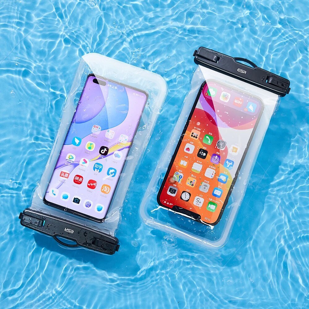 Husa Universala Waterproof pentru Telefon max. 6.5inch, ESR, Neagra