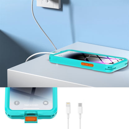 Husa Universala Waterproof pentru Telefon max. 6.7inch, ShellBox, AirBox, Albastra