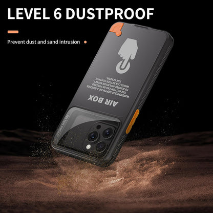 Husa Universala Waterproof pentru Telefon max. 6.7inch, ShellBox, AirBox, Neagra