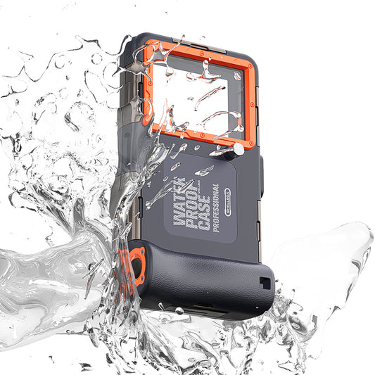 Husa Universala Waterproof pentru Telefon max. 6.8inch, ShellBox, Neagra
