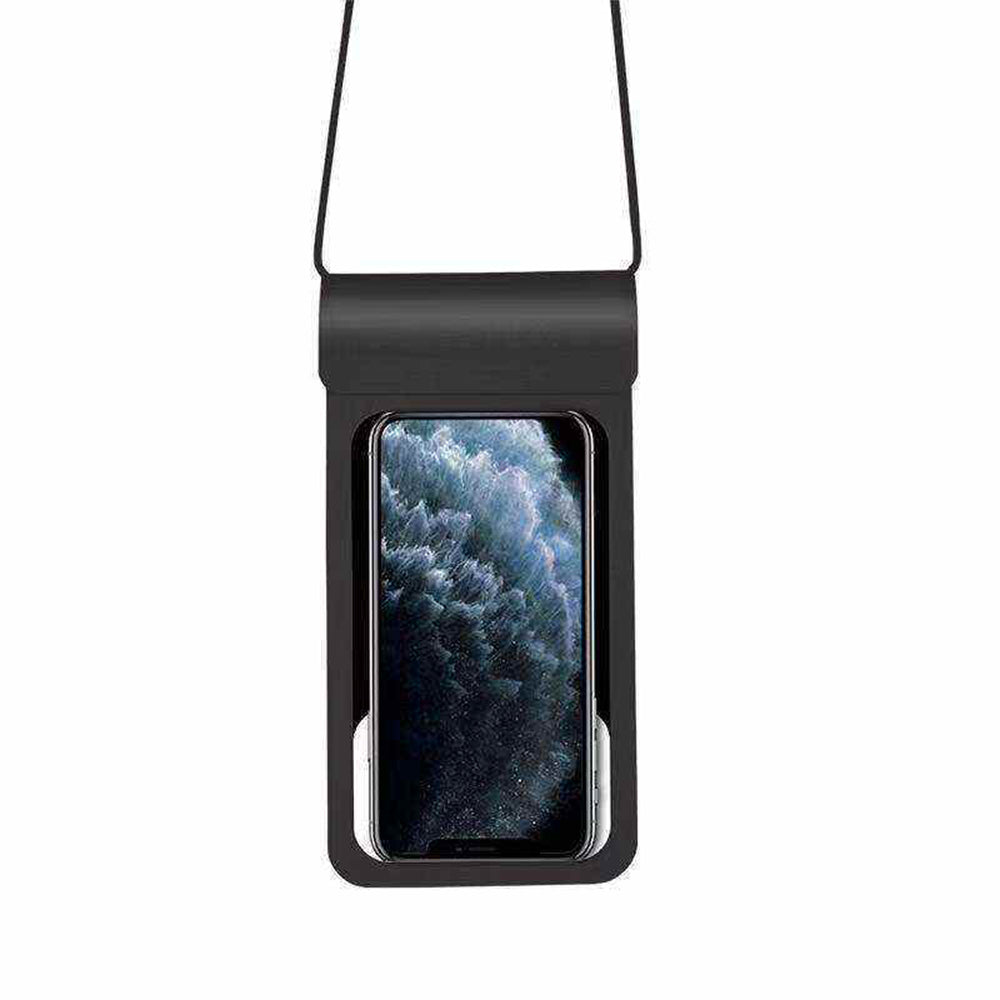 Husa Universala Waterproof pentru Telefon max. 6.8inch, Techsuit, TWC1, Neagra