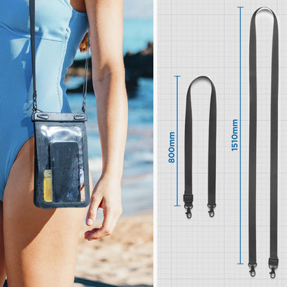 Husa Universala Waterproof pentru Telefon max. 6.9inch, Spigen, A603, Neagra ACS09745