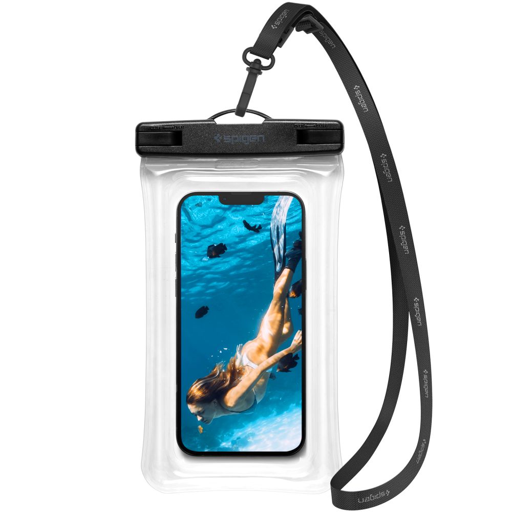 Husa Universala Waterproof pentru Telefon max. 6.9inch, Spigen, A610, Transparenta AMP04530