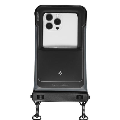 Husa Universala Waterproof pentru Telefon max. 6.9inch, Spigen, A611P, Set 2 bucati, Neagra Mata ACS09348