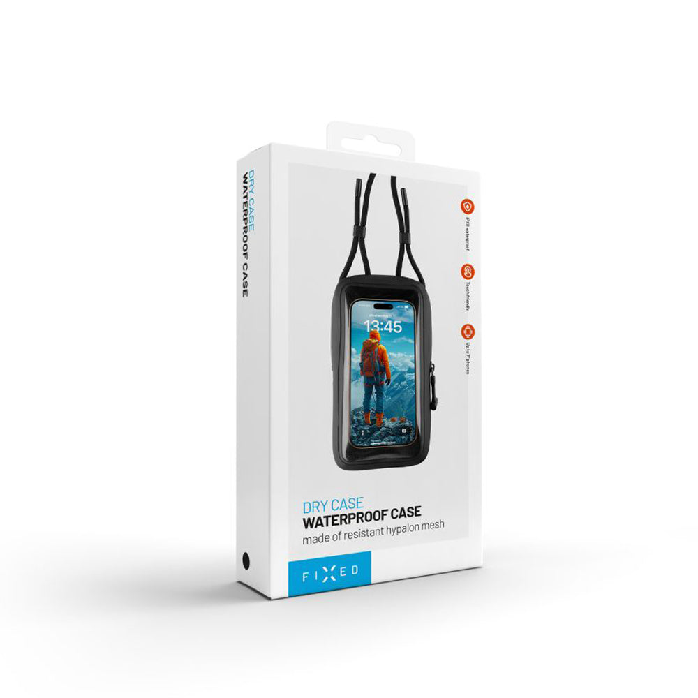 Husa Universala Waterproof pentru Telefon max. 7inch, Fixed, Neagra