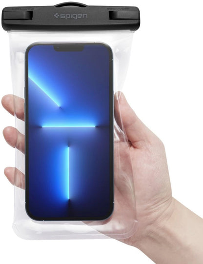 Husa Universala Waterproof pentru Telefon, Spigen, A601, Transparenta  AMP04526