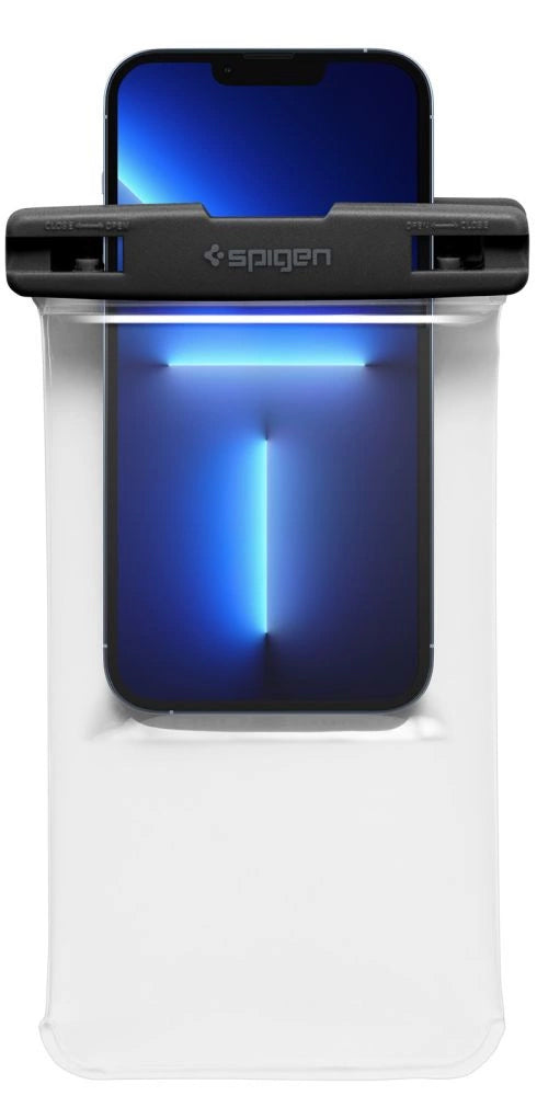 Husa Universala Waterproof pentru Telefon, Spigen, A601, Transparenta  AMP04526