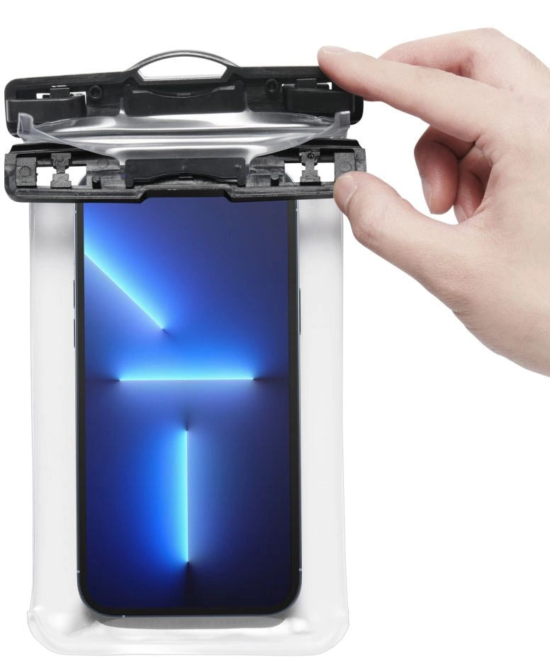 Husa Universala Waterproof pentru Telefon, Spigen, A601, Transparenta  AMP04526