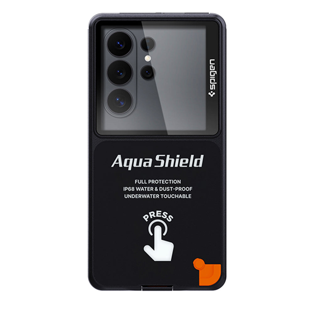 Husa Universala Waterproof Spigen, Aqua Shield A604, Neagra ACS11675