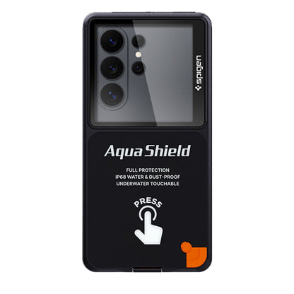 Husa Universala Waterproof Spigen, Aqua Shield A604, Neagra ACS11675