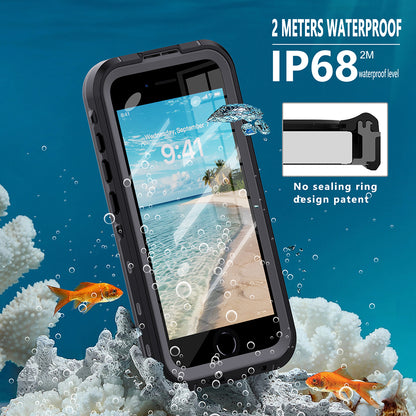 Husa MagSafe Waterproof pentru Apple iPhone 17e / 16e, Techsuit, Shellbox, Neagra