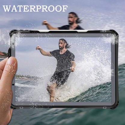 Husa Waterproof pentru Apple iPad Air (2022) / Air (2020), ShellBox, Neagra