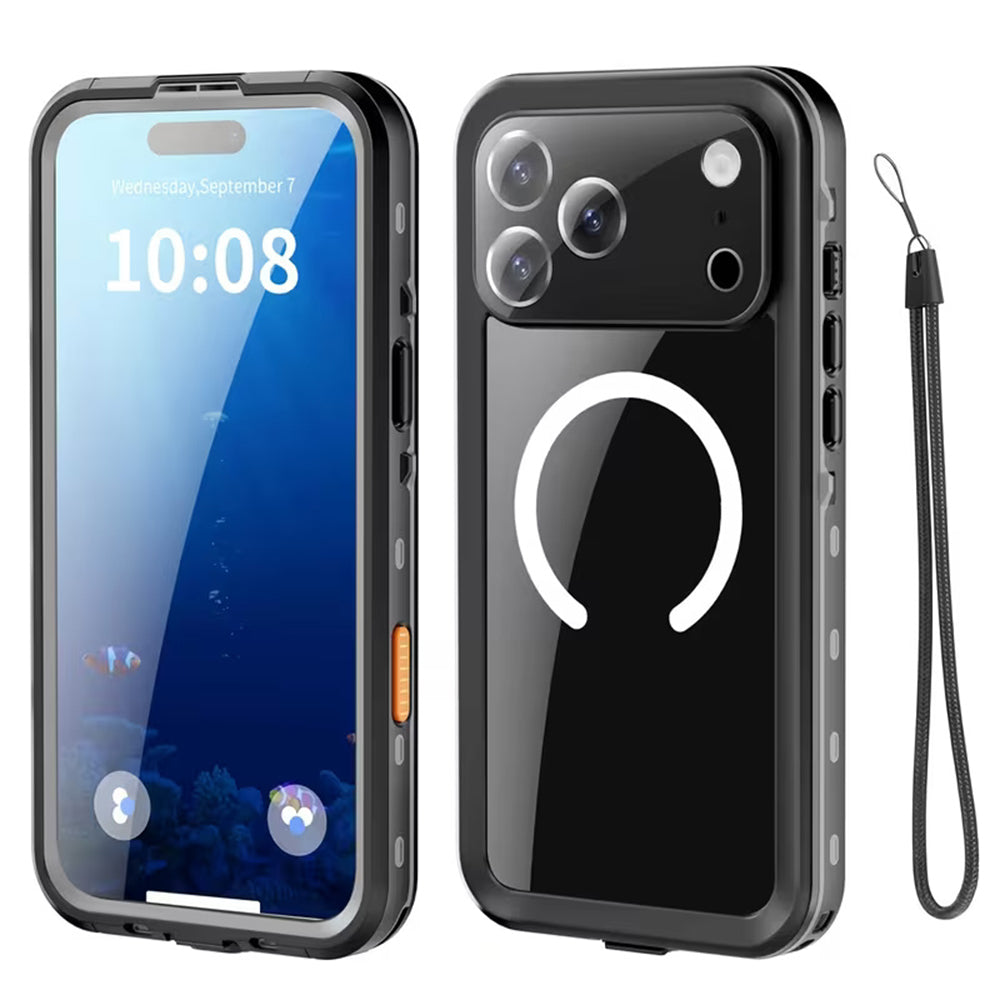 Husa Waterproof pentru Apple iPhone 18 Pro / 17 Pro, ShellBox, Neagra