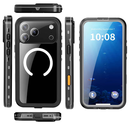 Husa Waterproof pentru Apple iPhone 18 Pro / 17 Pro, ShellBox, Neagra