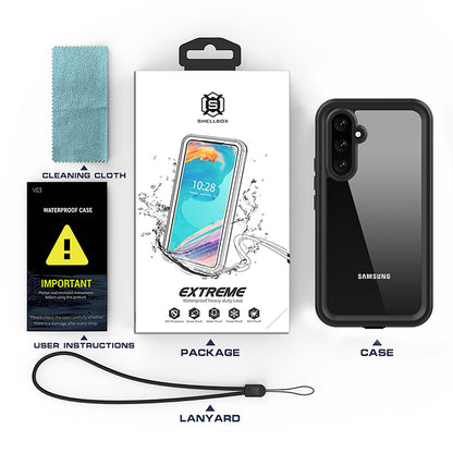 Husa Waterproof pentru Samsung Galaxy A54 A546, ShellBox, Neagra