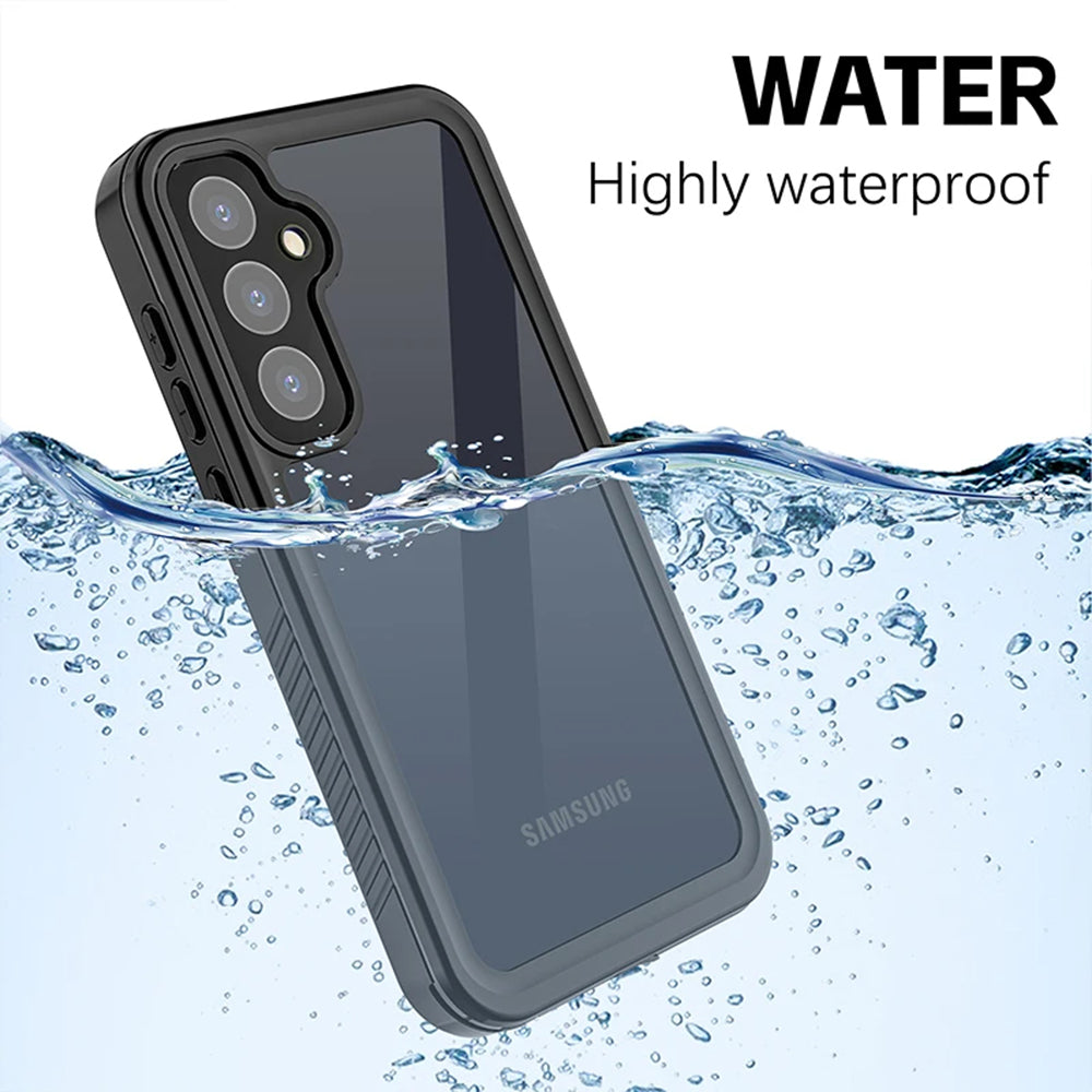 Husa Waterproof pentru Samsung Galaxy A55 5G A556, ShellBox, Neagra