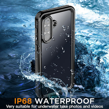 Husa Waterproof pentru Samsung Galaxy A57 5G, ShellBox, Neagra