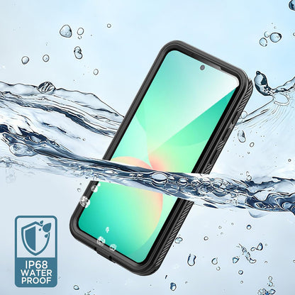 Husa Waterproof pentru Samsung Galaxy A57 5G, ShellBox, Neagra