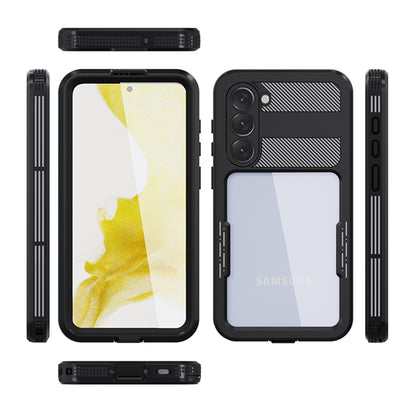 Husa Waterproof pentru Samsung Galaxy S23+ S916, ShellBox, Neagra