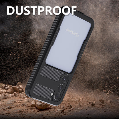 Husa Waterproof pentru Samsung Galaxy S23+ S916, ShellBox, Neagra