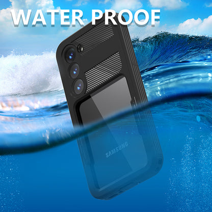 Husa Waterproof pentru Samsung Galaxy S23 S911, ShellBox, Neagra