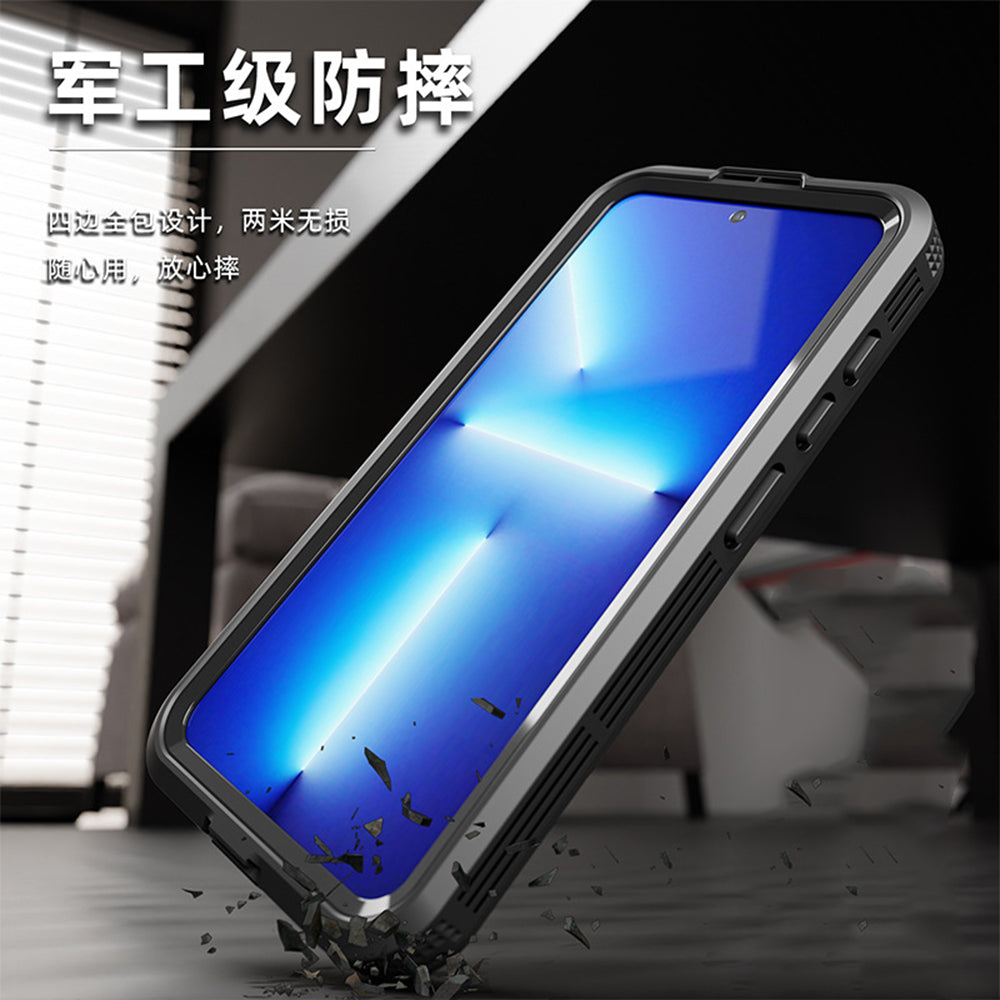 Husa Waterproof pentru Samsung Galaxy S24 S921, ShellBox, Neagra