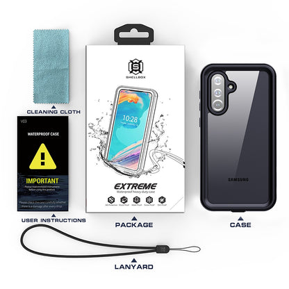 Husa Waterproof pentru Samsung Galaxy S25 S931, ShellBox, Neagra