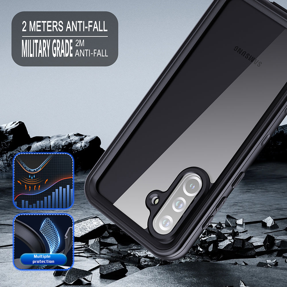 Husa Waterproof pentru Samsung Galaxy S25 Ultra S938, ShellBox, Neagra