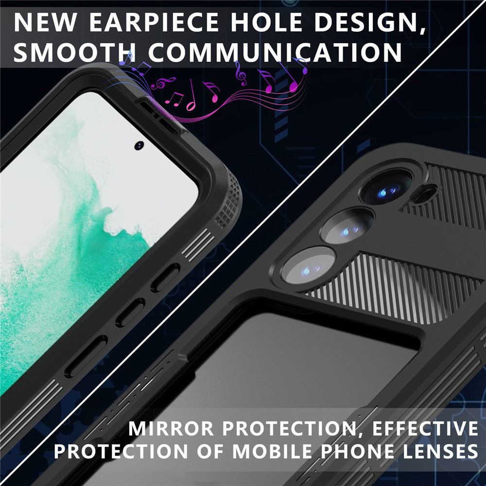 Husa Waterproof pentru Samsung Galaxy S26, ShellBox, Neagra