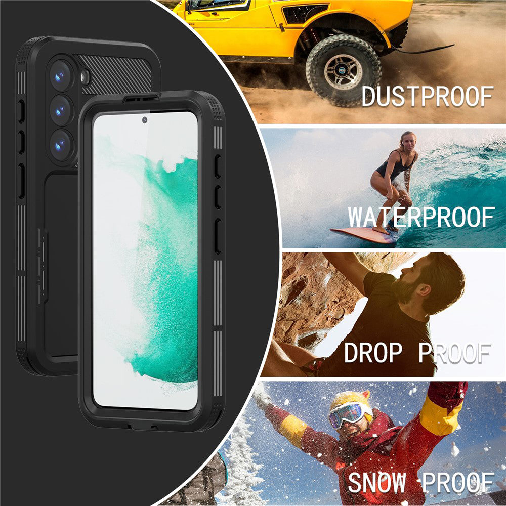 Husa Waterproof pentru Samsung Galaxy S26, ShellBox, Neagra