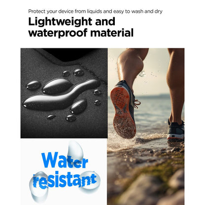 Husa Universala Waterproof pentru Telefon max. 6.9inch, Spigen, Dynamic Shield, Neagra AMP07187