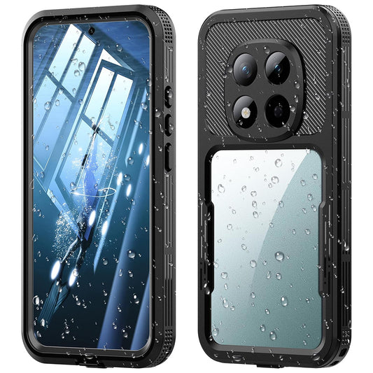 Husa Waterproof pentru Xiaomi Redmi Note 15 Pro 5G, ShellBox, Neagra