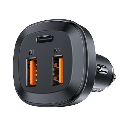 Incarcator Auto Acefast B9, 66W, 5A, 2 x USB-A - 1 x USB-C, Negru