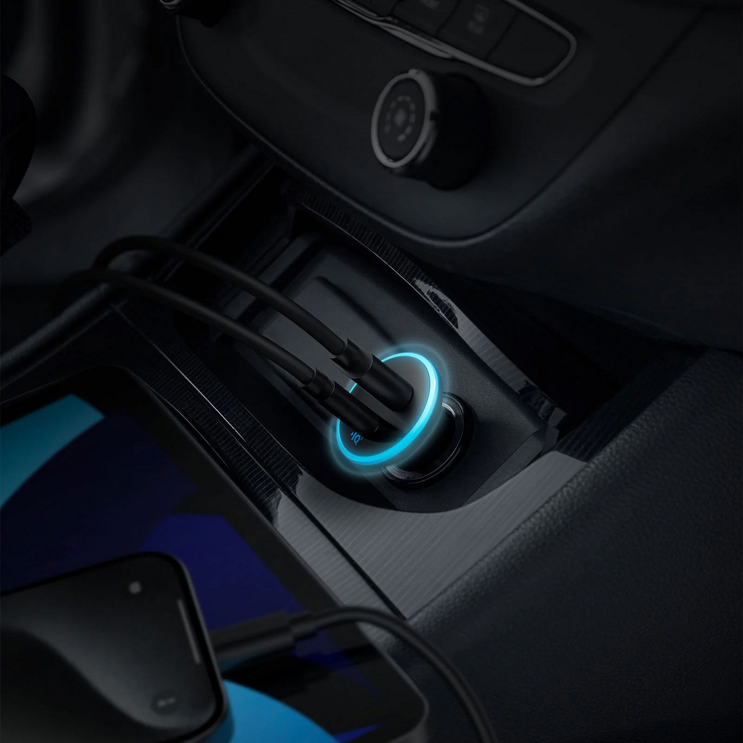 Incarcator Auto Anker 323, 52.5W, 3A, 1 x USB-A - 1 x USB-C, Negru, Resigilat A2735G11