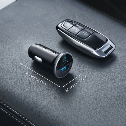Incarcator Auto Anker 323, 52.5W, 3A, 1 x USB-A - 1 x USB-C, Negru, Resigilat A2735G11
