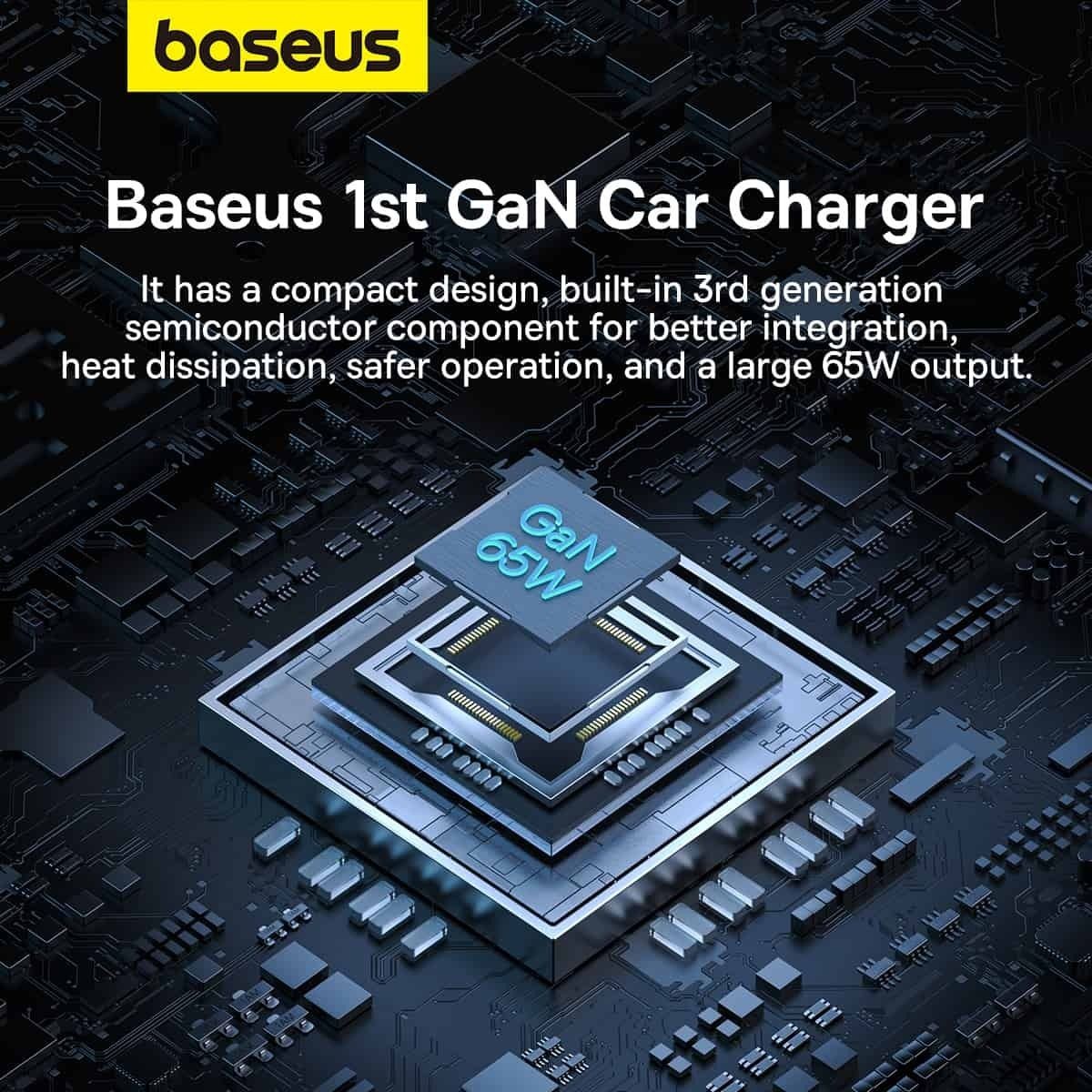 Incarcator Auto Baseus Golden Contactor Pro, 65W, 3A, 1 x USB-A - 2 x USB-C, Gri C00035202841-00