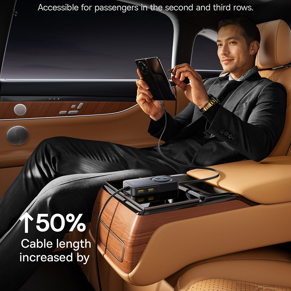 Incarcator Auto Baseus PrimeTrip VW1, 105W, 3A, 3 x USB-A - 2 x USB-C, Negru C00069000121-00