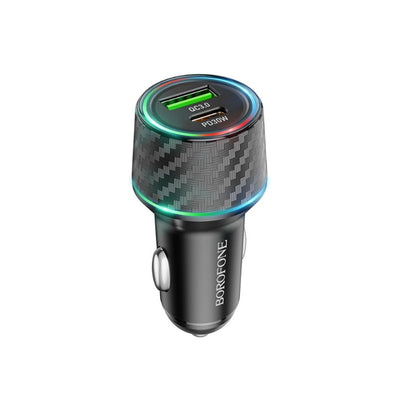 Incarcator Auto Borofone BZ21 Brilliant, 48W, 3A, 1 x USB-A - 1 x USB-C, Negru