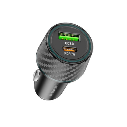 Incarcator Auto Borofone BZ21 Brilliant, 48W, 3A, 1 x USB-A - 1 x USB-C, Negru