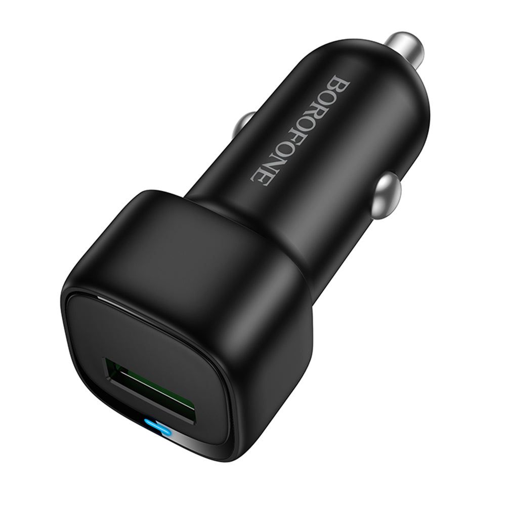 Incarcator Auto Borofone BZ34 Cloud, 18W, 3A, 1 x USB-A, Negru