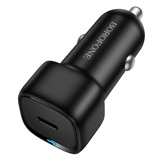 Incarcator Auto Borofone BZ34A Cloud, 20W, 3A, 1 x USB-C, Negru