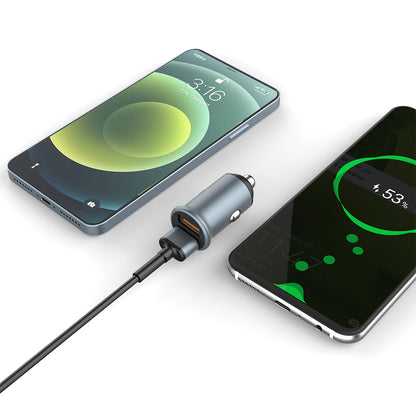 Incarcator Auto ColorWay, 36W, 3A, 2 x USB-A, Gri