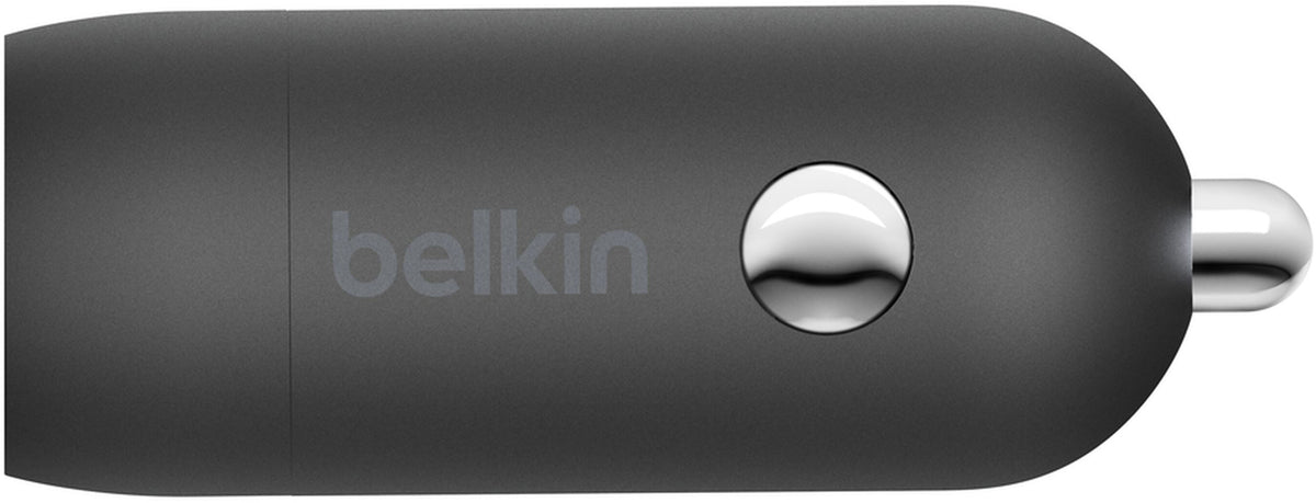 Incarcator Auto Cu Cablu USB-C Belkin BoostCharge, 30W, 3A, 1 x USB-C, Negru CCA004bt1MBK-B6
