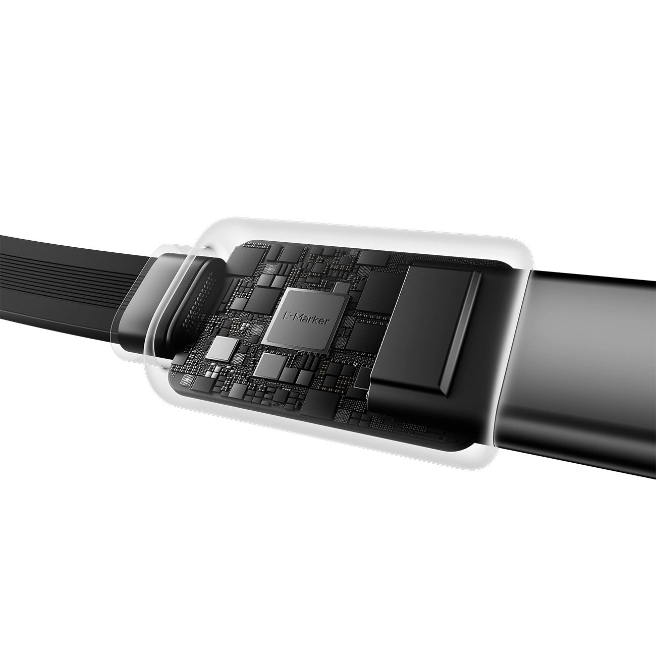 Incarcator Auto Cu Cablu USB-C Cuktech CC903P Display, 100W, 5A, 1 x USB-A - 1 x USB-C, Gri