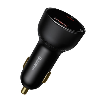 Incarcator Auto Cu Cablu USB-C Baseus Superme, 100W, 5A, 1 x USB-A - 1 x USB-C, Negru TZCCZX-01