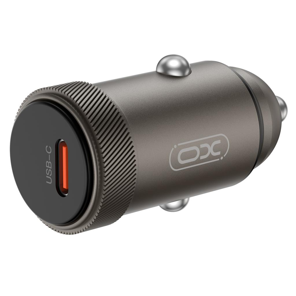 Incarcator Auto Cu Cablu USB-C XO Design CC70, 30W, 3A, 1 x USB-C, Negru